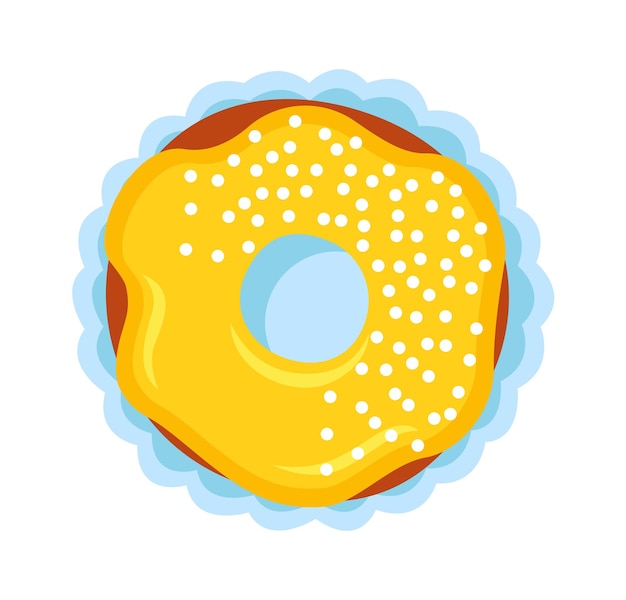 Dessert Donut Sweet Food Vector illustration