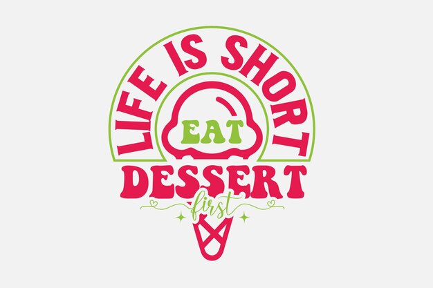 dessert svg design