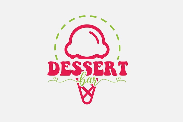 Dessert svg-ontwerp