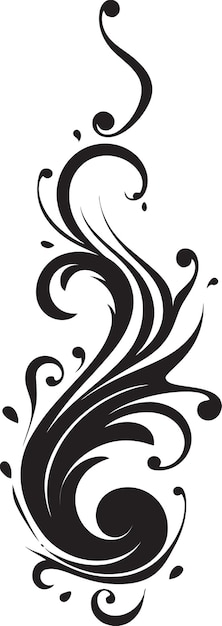 Vector detailed abstract vector element intricate calligraphic decoration