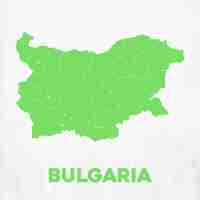 Vector detailed bulgaria map