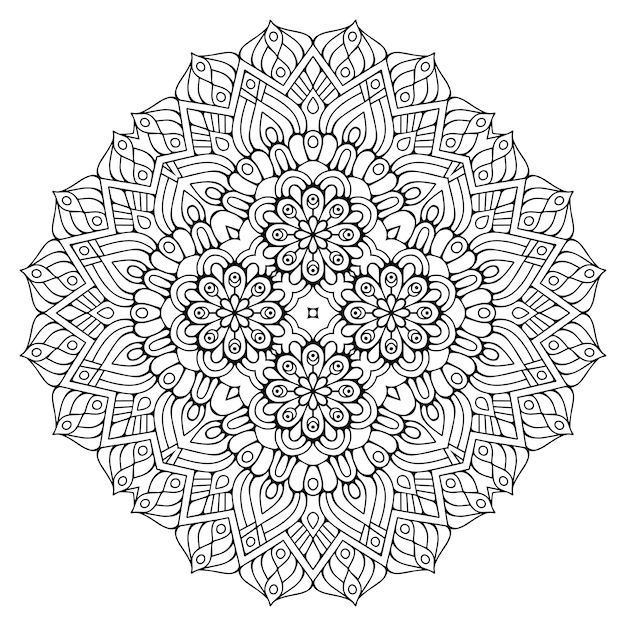 Detailed decorative mandala illustration