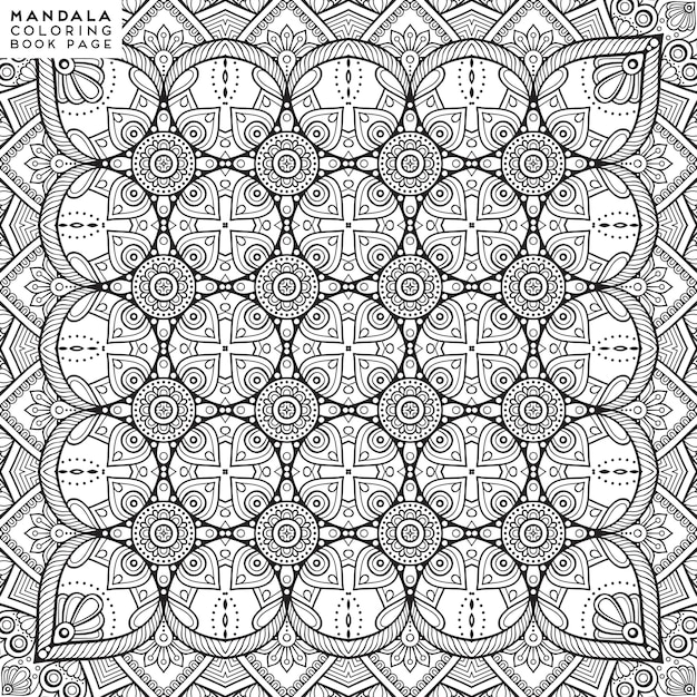 Detailed decorative mandala illustration