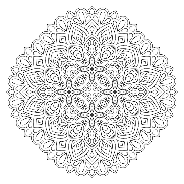 Detailed decorative mandala illustration