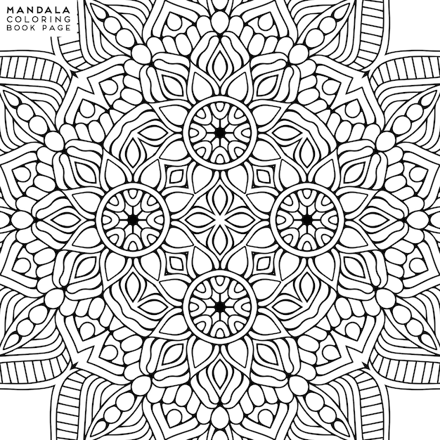 Detailed decorative mandala illustration