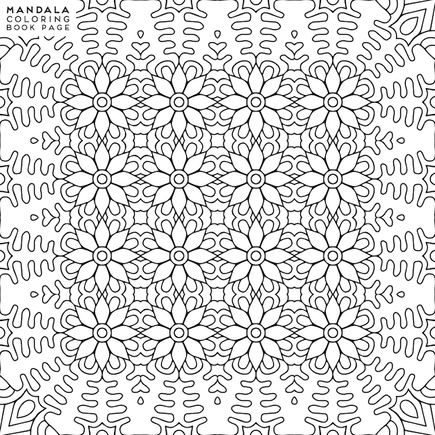 Detailed decorative mandala illustration