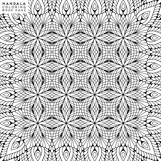 Detailed decorative mandala illustration