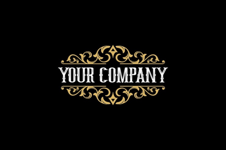 वेक्टर detailed design vintage luxury floral logo