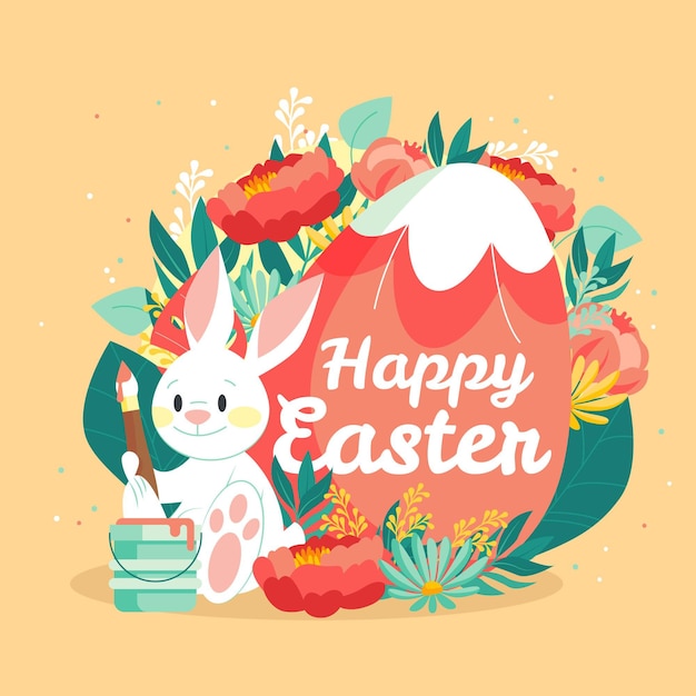 Detailed easter illustration