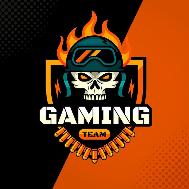 Detailed esports gaming logo