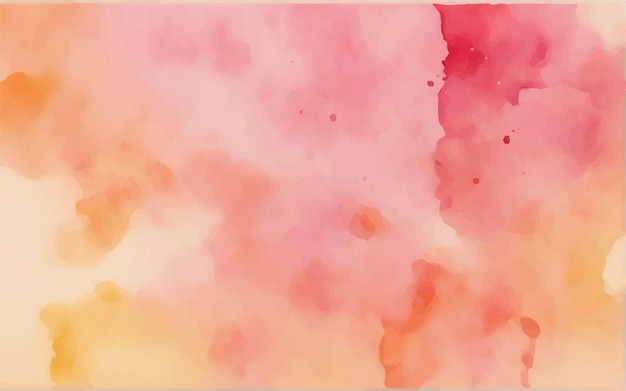 Vector detailed hand painted pink watercolour background