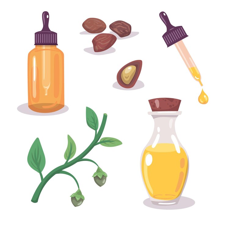 Vector 詳細的 jojoba 元素集