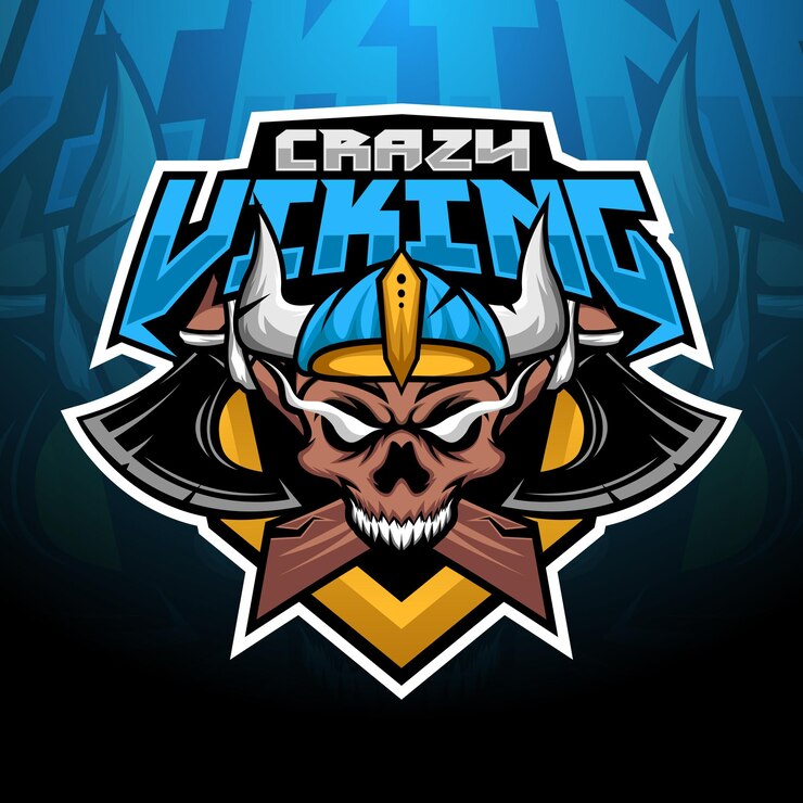Detailed mascot esports gaming logo design