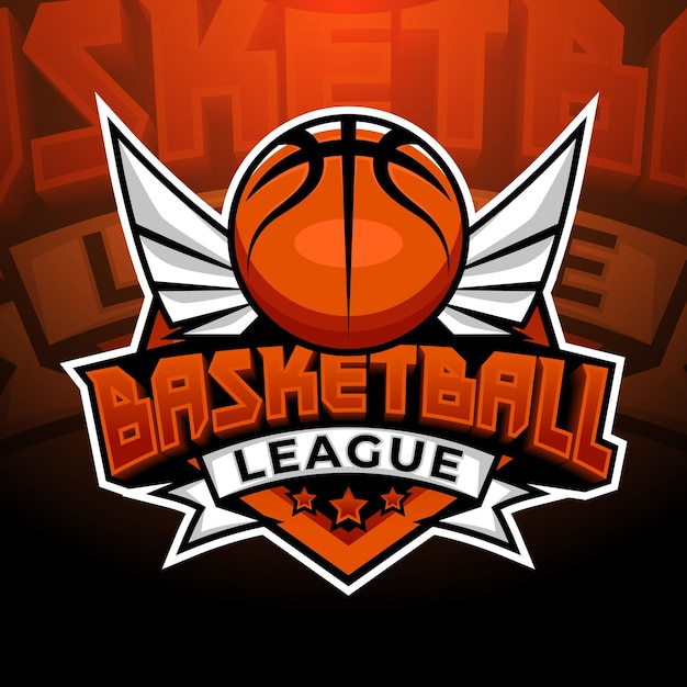 Detailed mascot esports gaming logo design