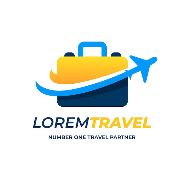 Vector detailed travel logo