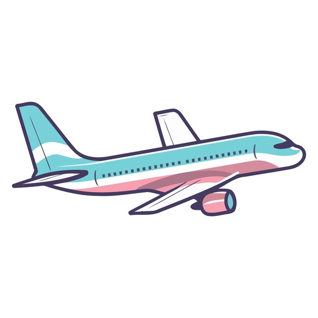 Vector detailed vector of a jet plane icon perfect for transportation graphics