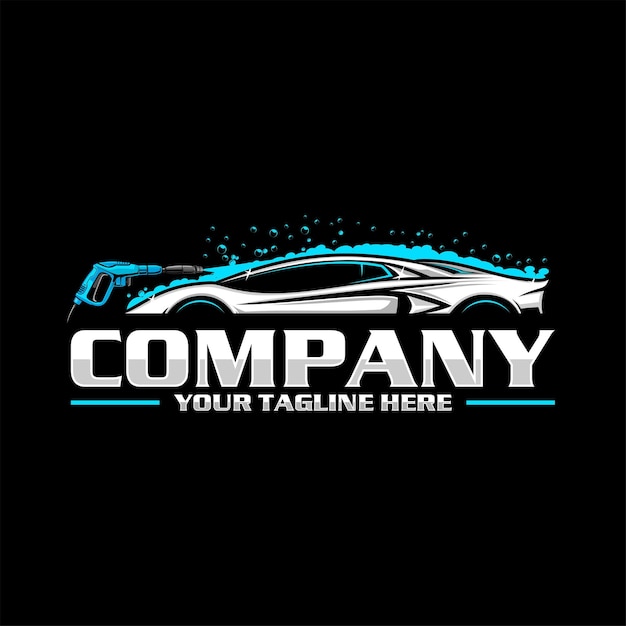 Detailing car logo and car wash logo