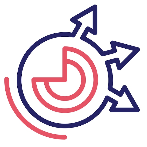 Detectie van regelmatigheden vector icoontje illustratie van Data Analytics icoonset