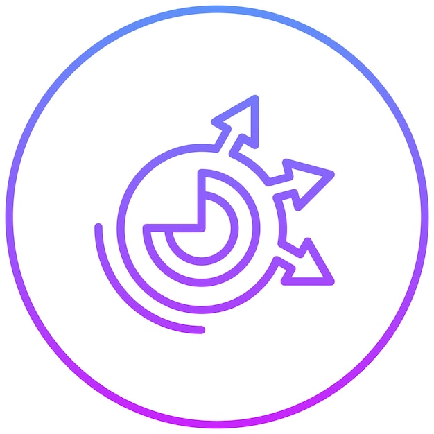 Detectie van regelmatigheden vector icoontje illustratie van Data Analytics icoonset