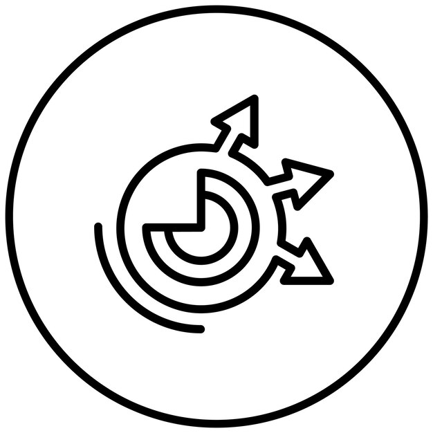 Detectie van regelmatigheden vector icoontje illustratie van Data Analytics icoonset