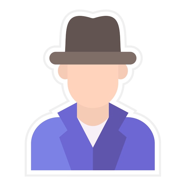 Detective icon vector image Can be used for Cinema