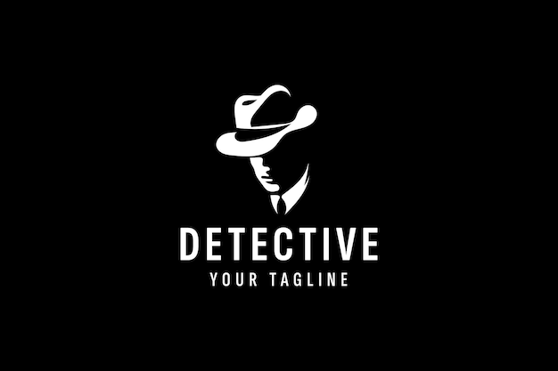 detective logo vector pictogram illustratie