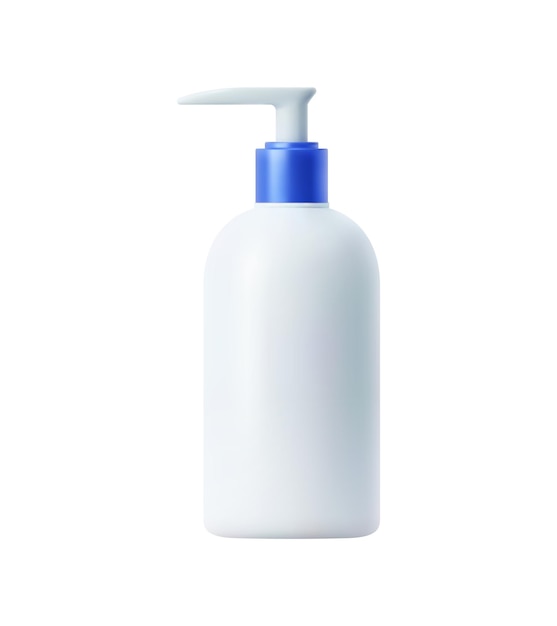 Detergent and clean product plastic bottle mockup