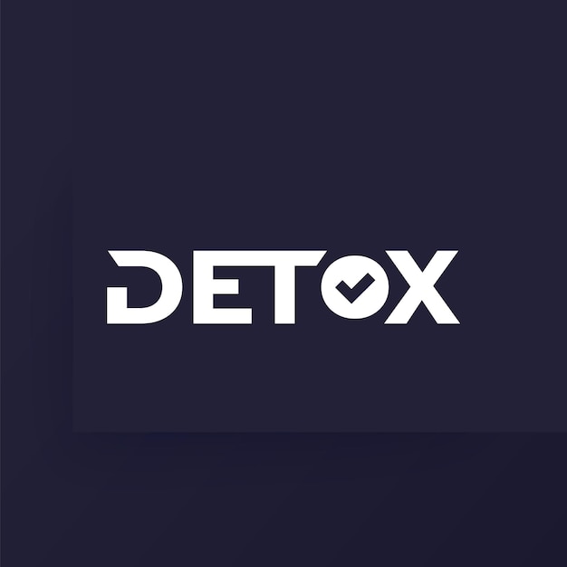 Detox vector design for web and print