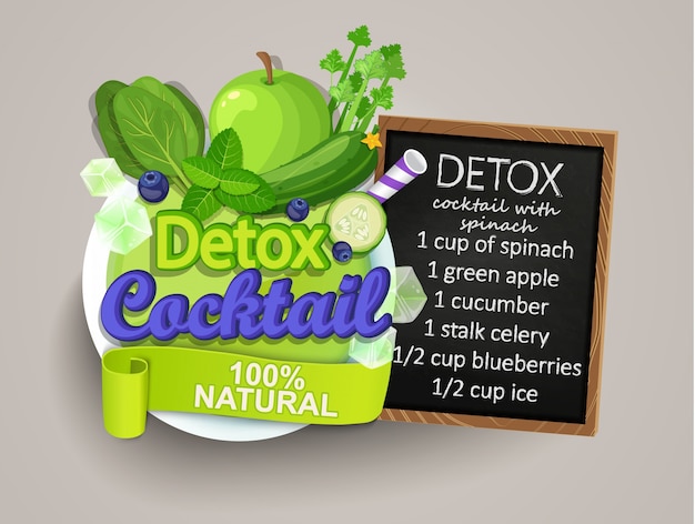 Detoxcocktail met recept.