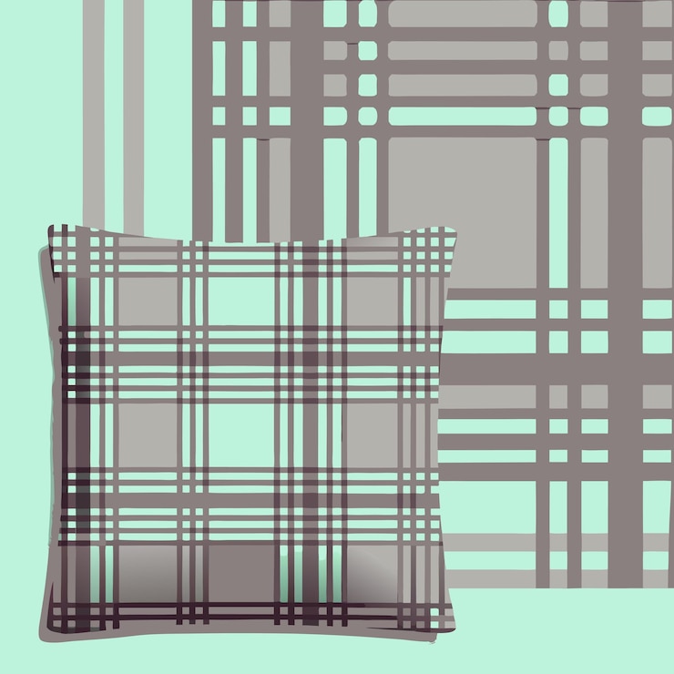 Vector develop a modern plaid design