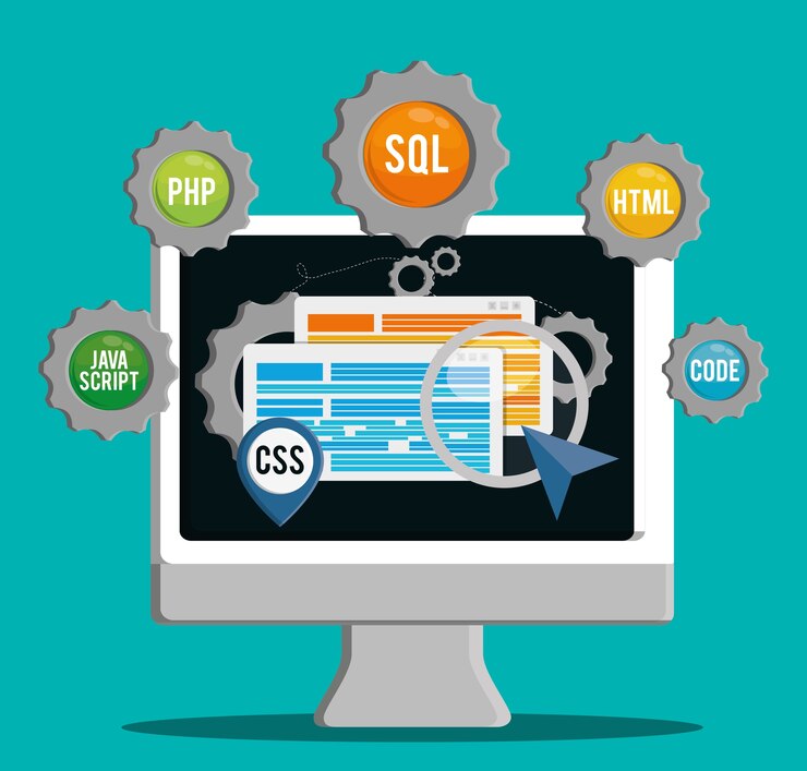 Vector developer icon design 