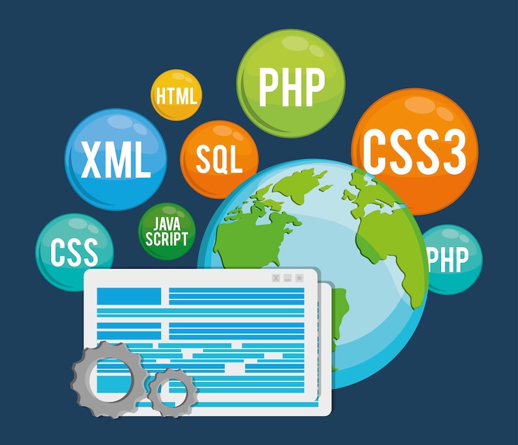 Vector developer icon design 