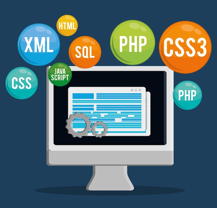 Vector developer icon design 