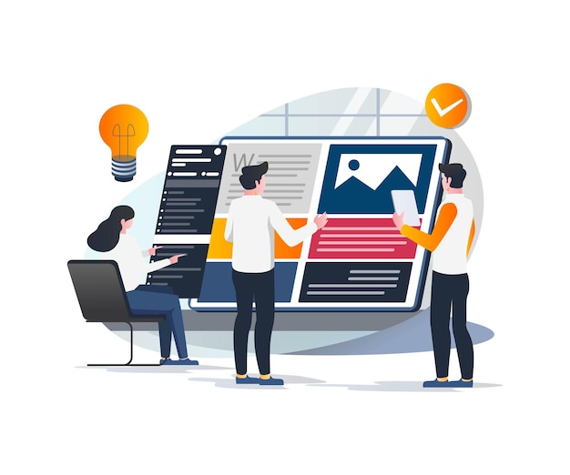 Developers are working on the layout of the web and blogger