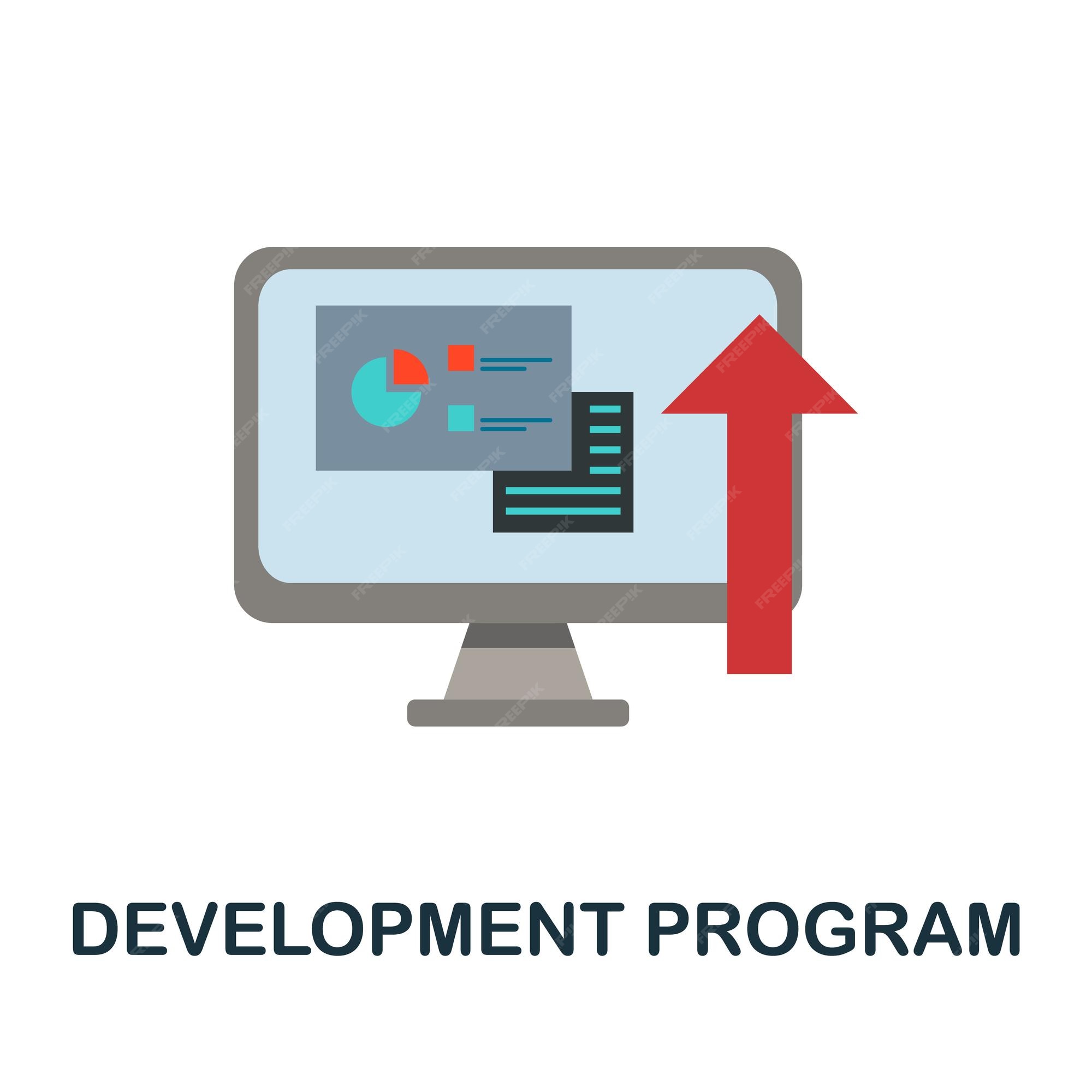 Premium Vector | Development Program icon Simple element from human ...