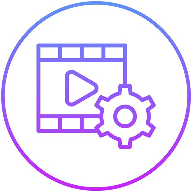 Development vector icon illustration of Filmmaking iconset