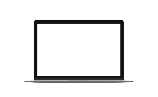 Векторная иллюстрация устройства ноутбука