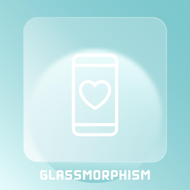 デバイスとテクノロジーの線のアイコン。 Glassmorphism デバイス アイコン。グラスモーフィズムのコンセプト。デバイスの web アイコン