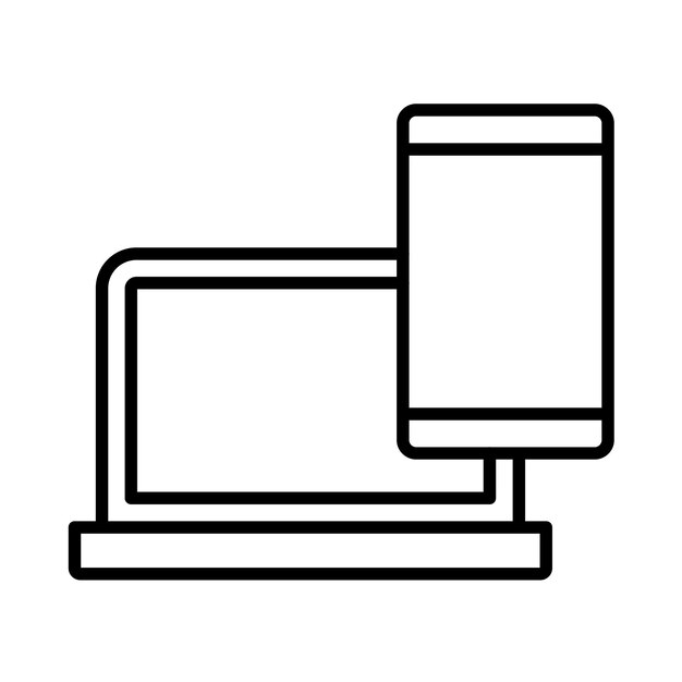 Devices Line Illustration