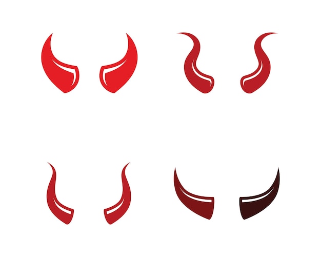 Devil horn Vector icon design