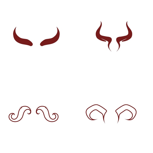 Devil horn Vector icon