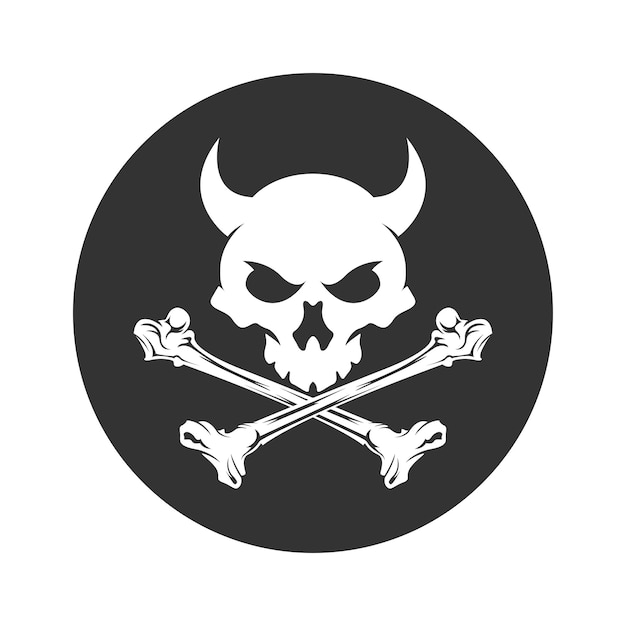 Devil icon logo design