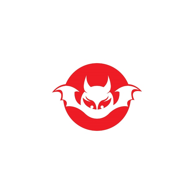 Devil logo vector template