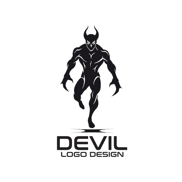 Devil vector logo design