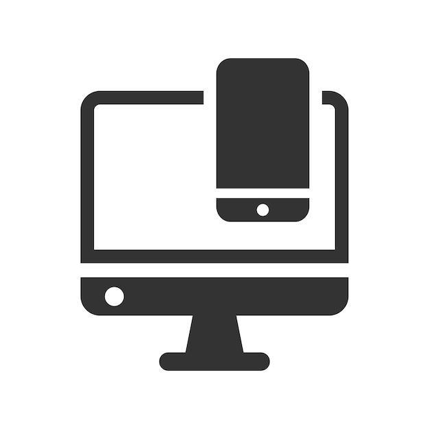 Vector devise responsive icon