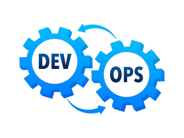 ベクトル devops ソフトウェア開発方法論 dev ops ソフトウェア ベクトル ストック イラスト