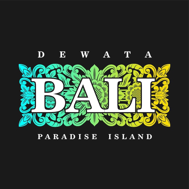 dewata bali paradise island t-shirt printen