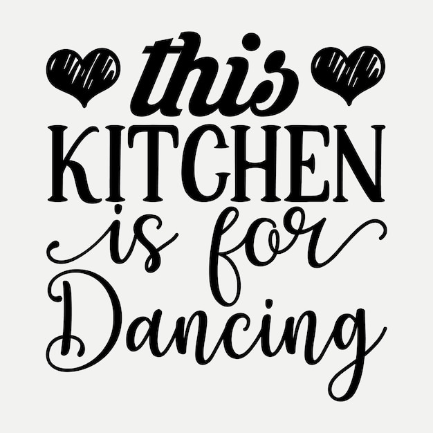 Vector deze keuken is om te dansen