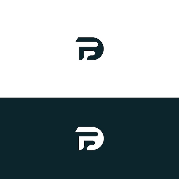 Vector df letter logo ontwerp sjabloon elementen moderne abstracte digitale alfabet letter logo