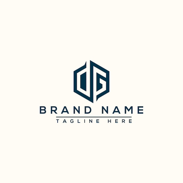 DG Logo Design Template Vector Graphic Branding Element